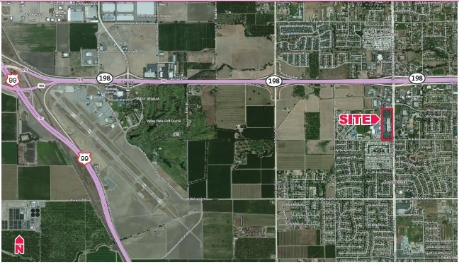 801-835 S Akers St, Visalia, CA for lease - Aerial - Image 2 of 10