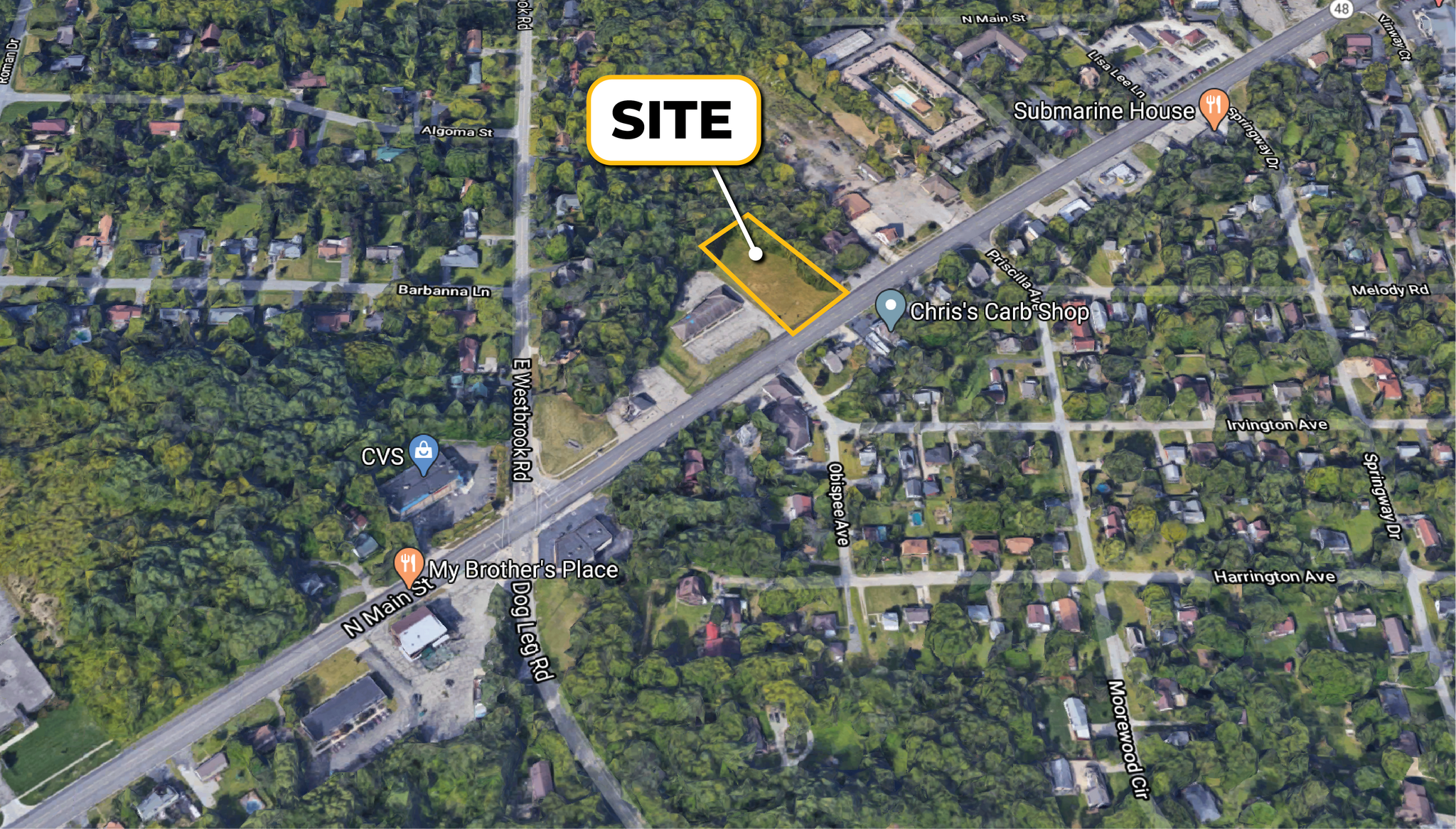 7651 N Main St, Dayton, OH for sale Aerial- Image 1 of 5