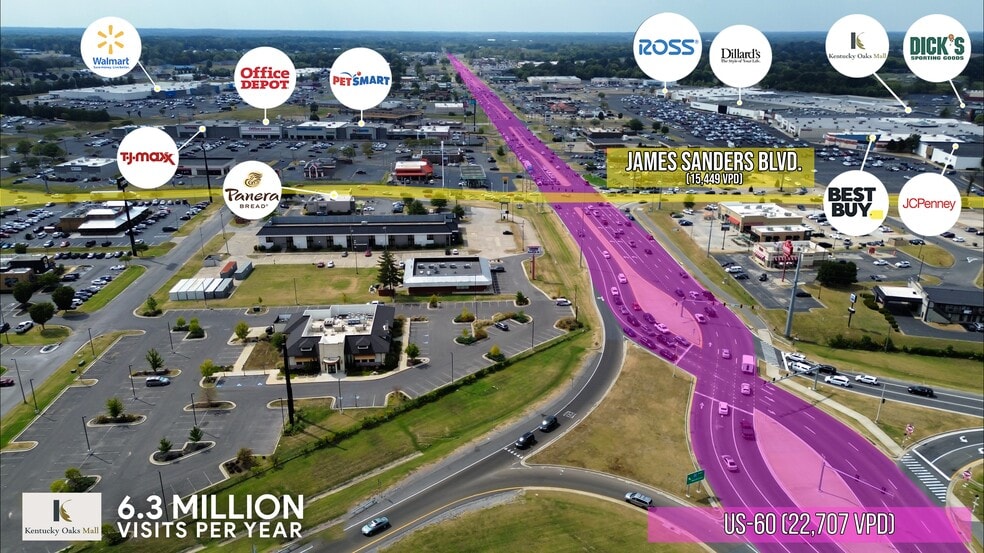 2950 James Sanders Blvd, Paducah, KY for sale - Primary Photo - Image 1 of 3