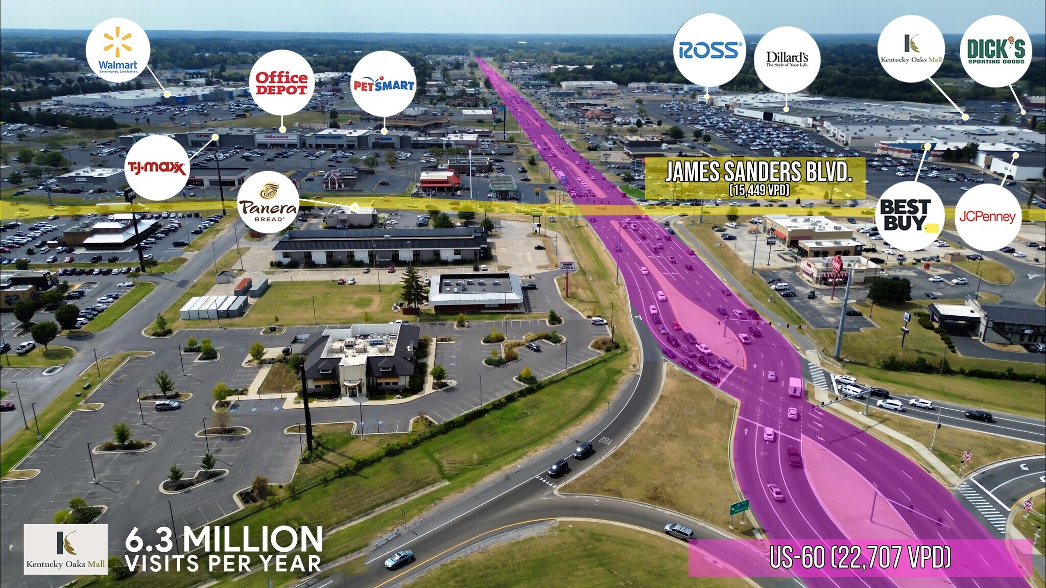 2950 James Sanders Blvd, Paducah, KY à vendre Photo principale- Image 1 de 4