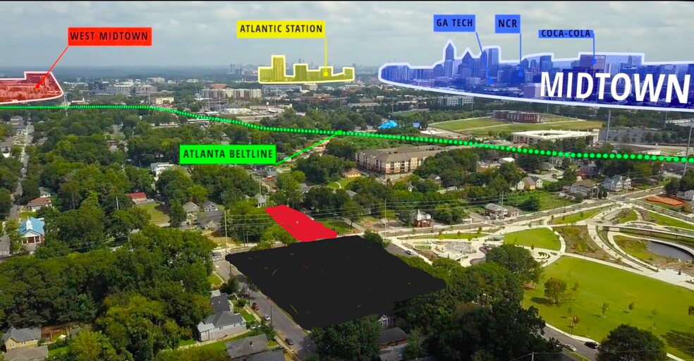 663 Joseph E Boone Blvd NW, Atlanta, GA à vendre - Photo du bâtiment - Image 2 de 2