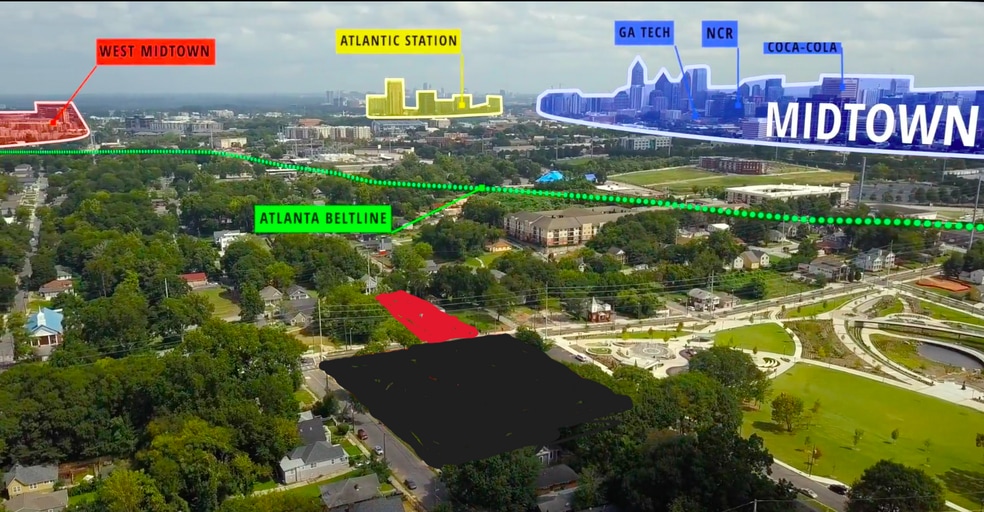 663 Joseph E Boone Blvd NW, Atlanta, GA à vendre - Photo du bâtiment - Image 2 de 2