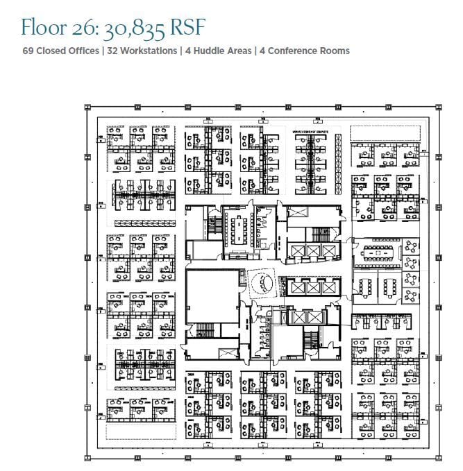 1001 Louisiana St, Houston, TX for lease Floor Plan- Image 1 of 1