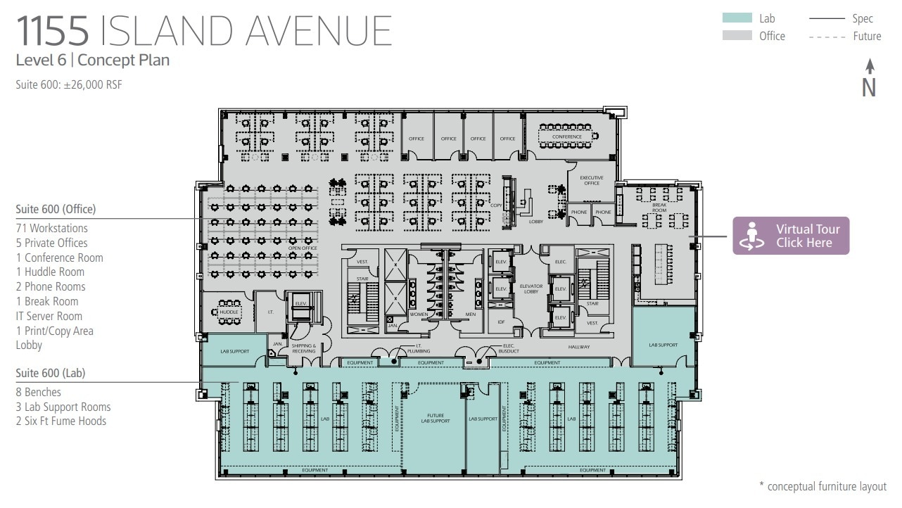 1155 Island Ave, San Diego, CA for lease Floor Plan- Image 1 of 1