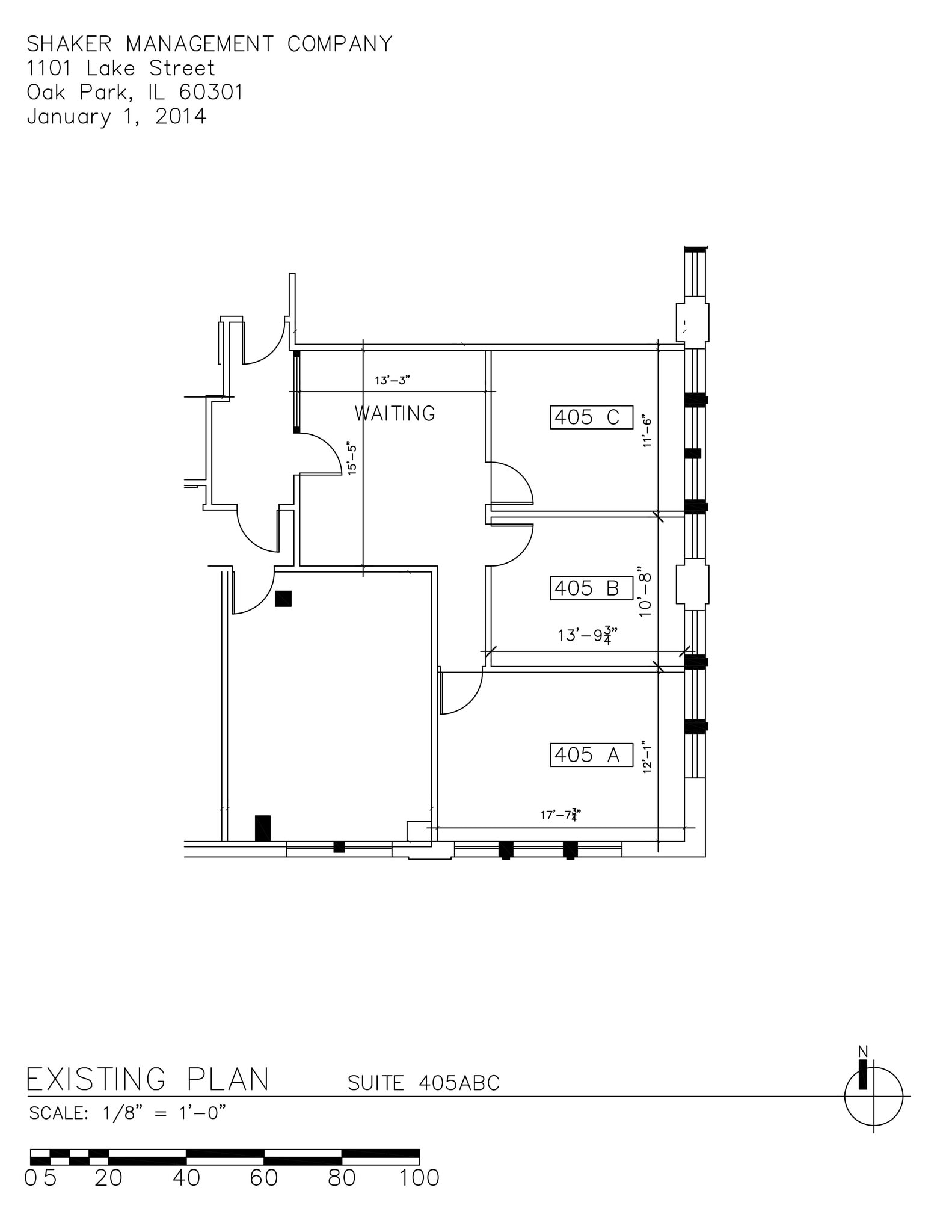 1100 Lake St, Oak Park, IL for lease Site Plan- Image 1 of 1