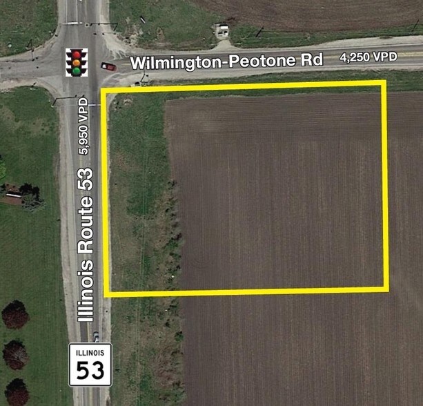 SEC Route 53 & Wilmington-Peotone Rd, Wilmington, IL for sale - Primary Photo - Image 1 of 2