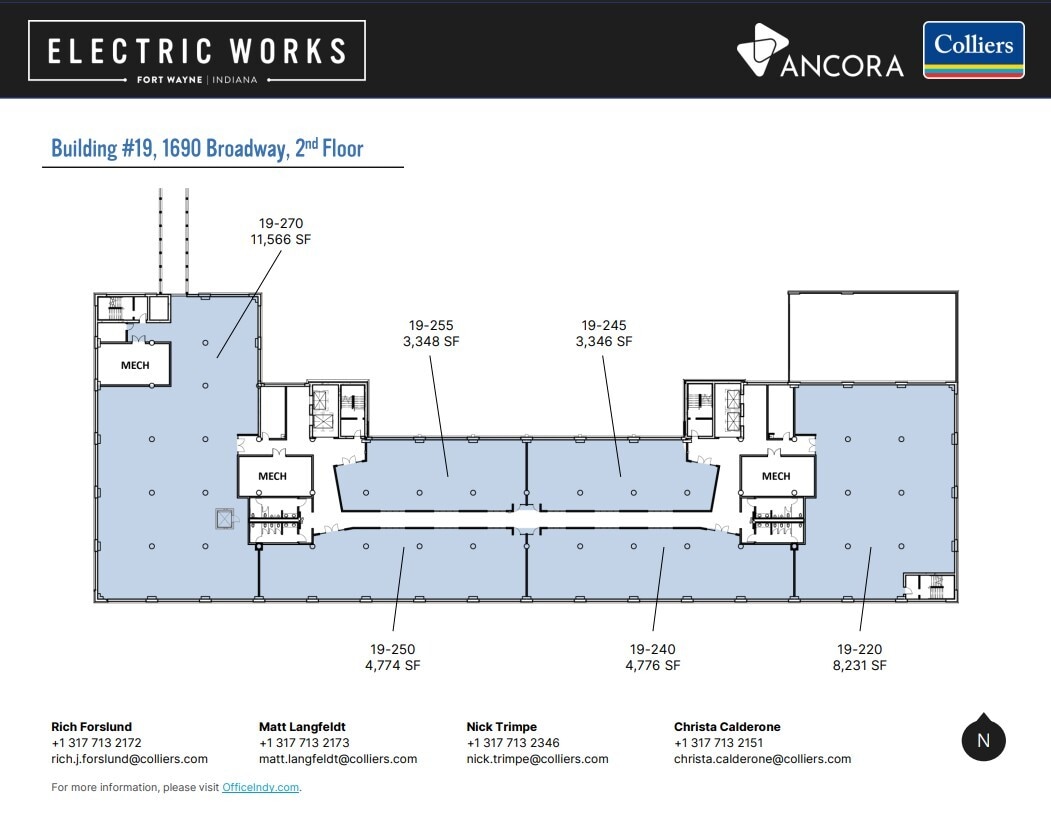 1690 Broadway, Fort Wayne, IN à louer Plan d’étage- Image 1 de 1