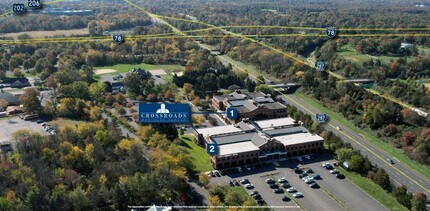 2 Crossroads Dr, Bedminster, NJ - aerial  map view