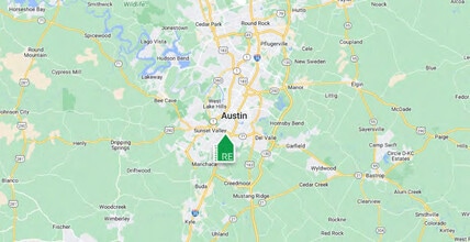 321 Ben White Blvd W, Austin, TX - Aérien  Vue de la carte