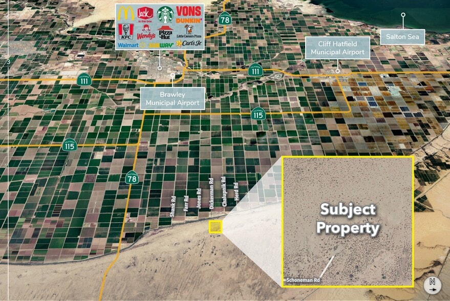 Schoneman Rd, Brawley, CA for sale - Building Photo - Image 3 of 3