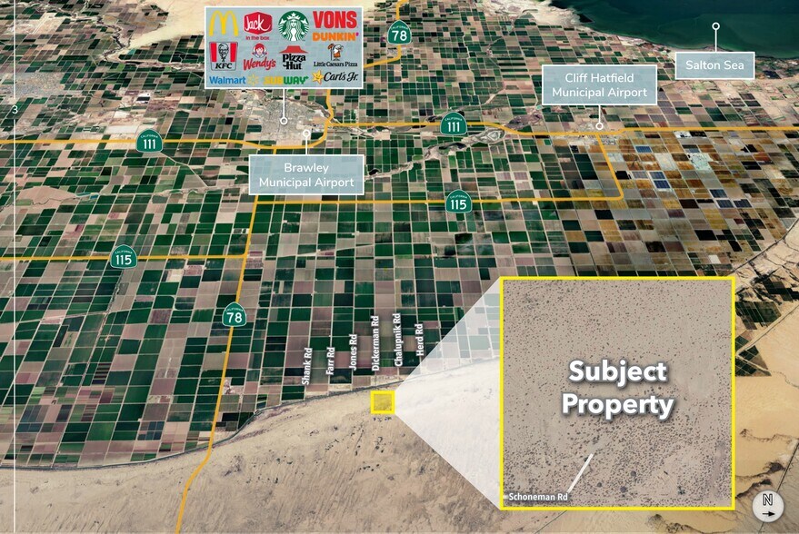 Schoneman Rd, Brawley, CA à vendre - Photo du bâtiment - Image 3 de 3