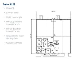 5029-5047 Martin Luther King Fwy, Fort Worth, TX for lease Floor Plan- Image 1 of 1