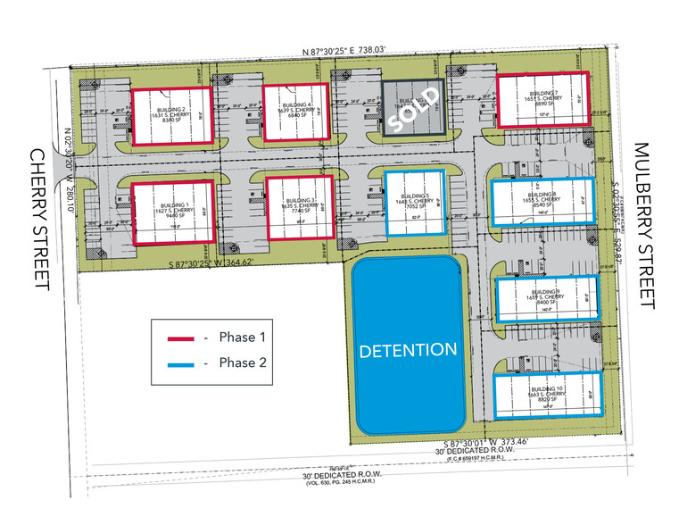 1651 S Cherry St, Tomball, TX à vendre - Plan de site - Image 2 de 8