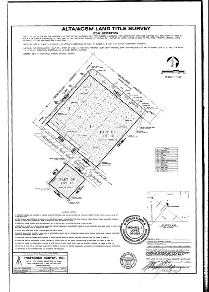 2240 N Milwaukee Ave, Chicago, IL à vendre - Plan de site - Image 2 de 2