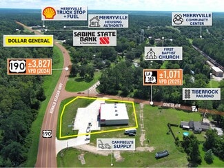 Plus de détails pour 11787 Highway 190 W, Merryville, LA - Commerce de détail à louer