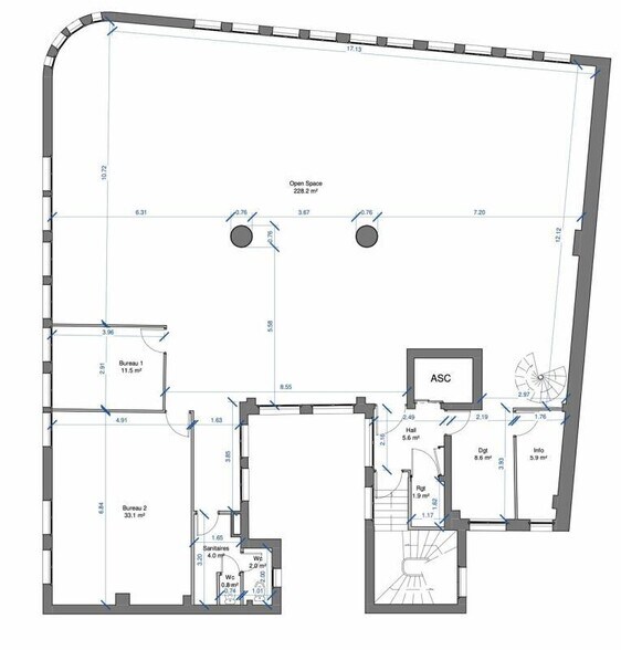 Office in Le Havre for lease - Floor Plan - Image 2 of 10
