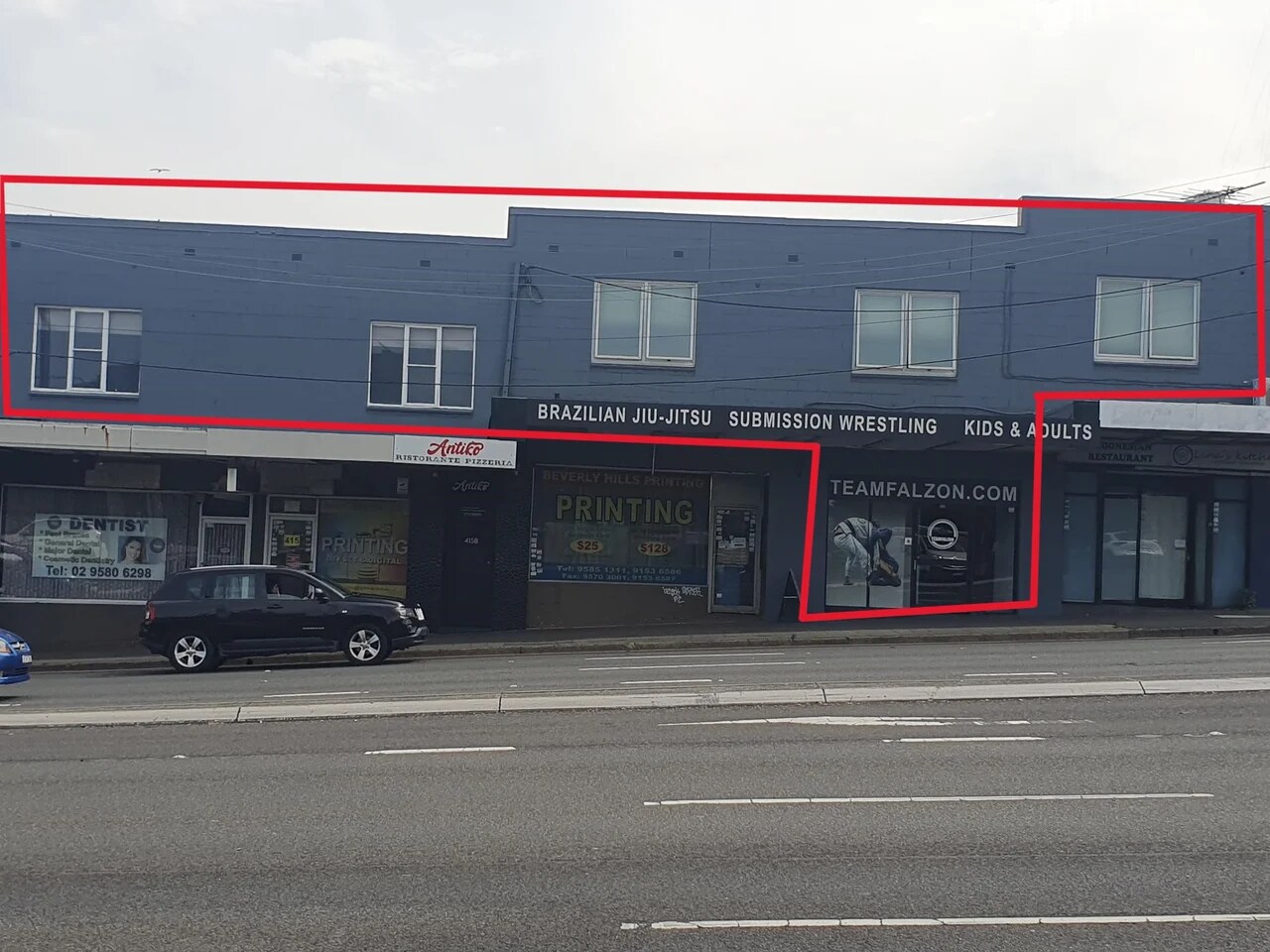 411-421 King Georges Rd, Beverly Hills for lease Building Photo- Image 1 of 3