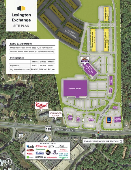 Three Notch Rd, California, MD for lease - Site Plan - Image 2 of 2