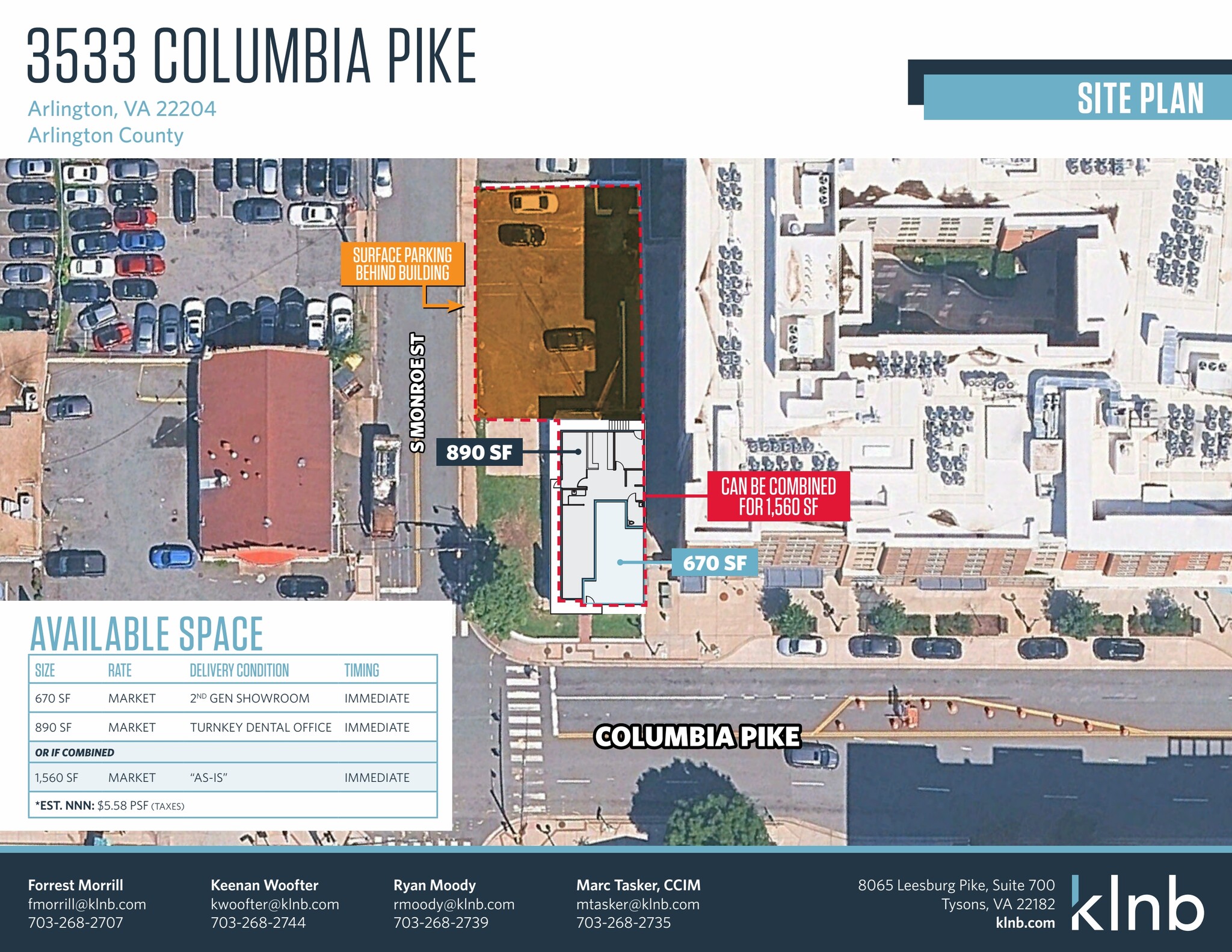 3533 Columbia Pike, Arlington, VA for lease Site Plan- Image 1 of 1