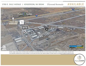 3780 E Dale Ave, Henderson, NV - Aérien  Vue de la carte