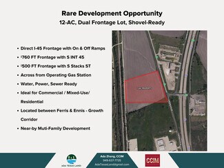 Plus de détails pour 12AC TBD Highway 45, Palmer, TX - Terrain à vendre