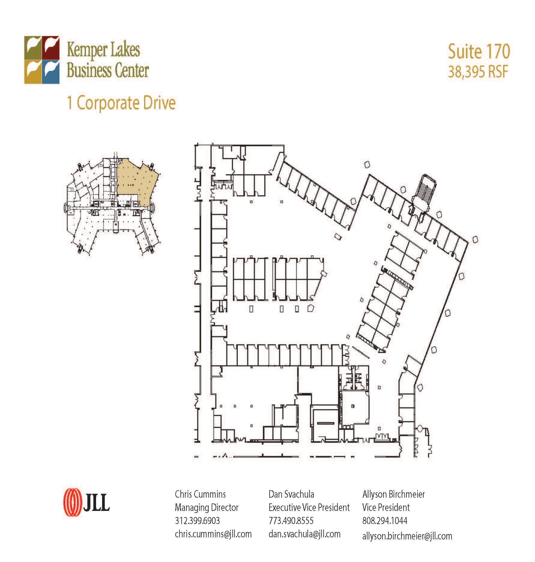 1 Corporate Dr, Long Grove, IL for lease Floor Plan- Image 1 of 6