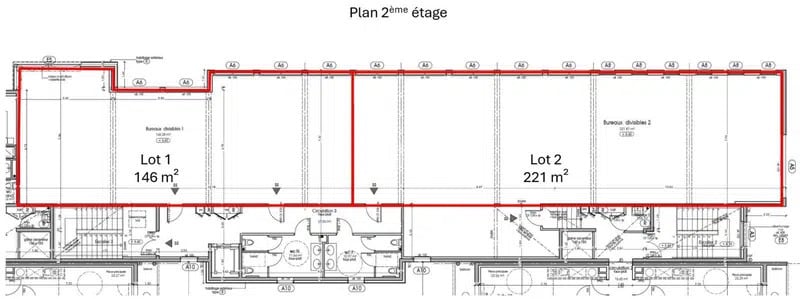 Office in Saint-Michel-sur-Orge for lease Floor Plan- Image 1 of 4