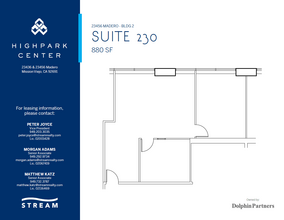 23456 Madero, Mission Viejo, CA for lease Floor Plan- Image 1 of 1