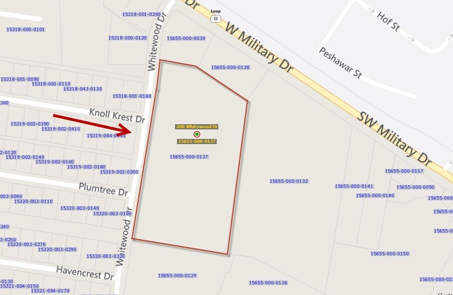 200 Whitewood Dr, San Antonio, TX à vendre - Plan cadastral - Image 2 de 52