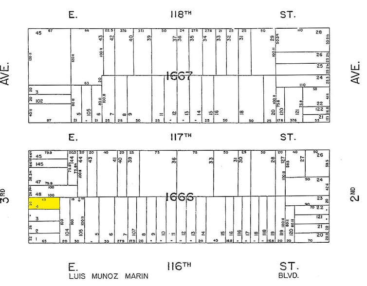 2131 Third Ave, New York, NY à vendre - Plan cadastral - Image 2 de 2