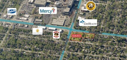 1755 S National Ave, Springfield, MO - Aérien  Vue de la carte - Image1