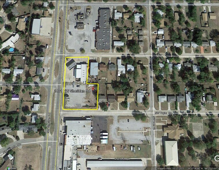 1801 NW Sheridan Rd, Lawton, OK à vendre - Aérien - Image 1 de 1