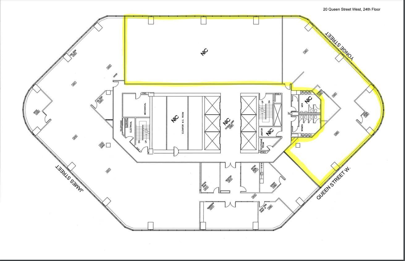 20 Queen St W, Toronto, ON for lease Floor Plan- Image 1 of 1