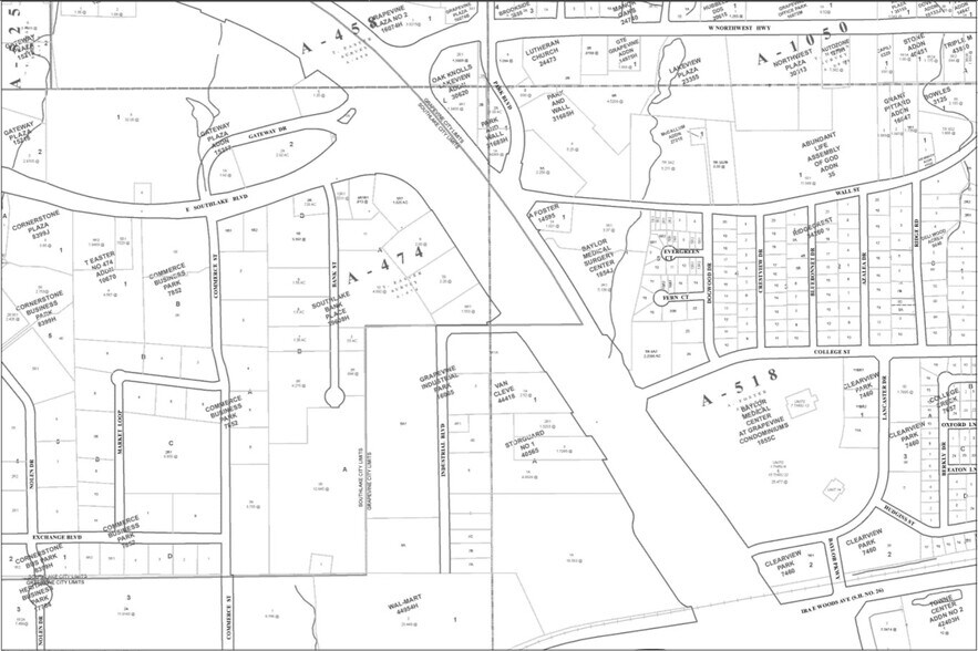 800 Industrial Blvd, Grapevine, TX à louer - Plan cadastral - Image 2 de 6