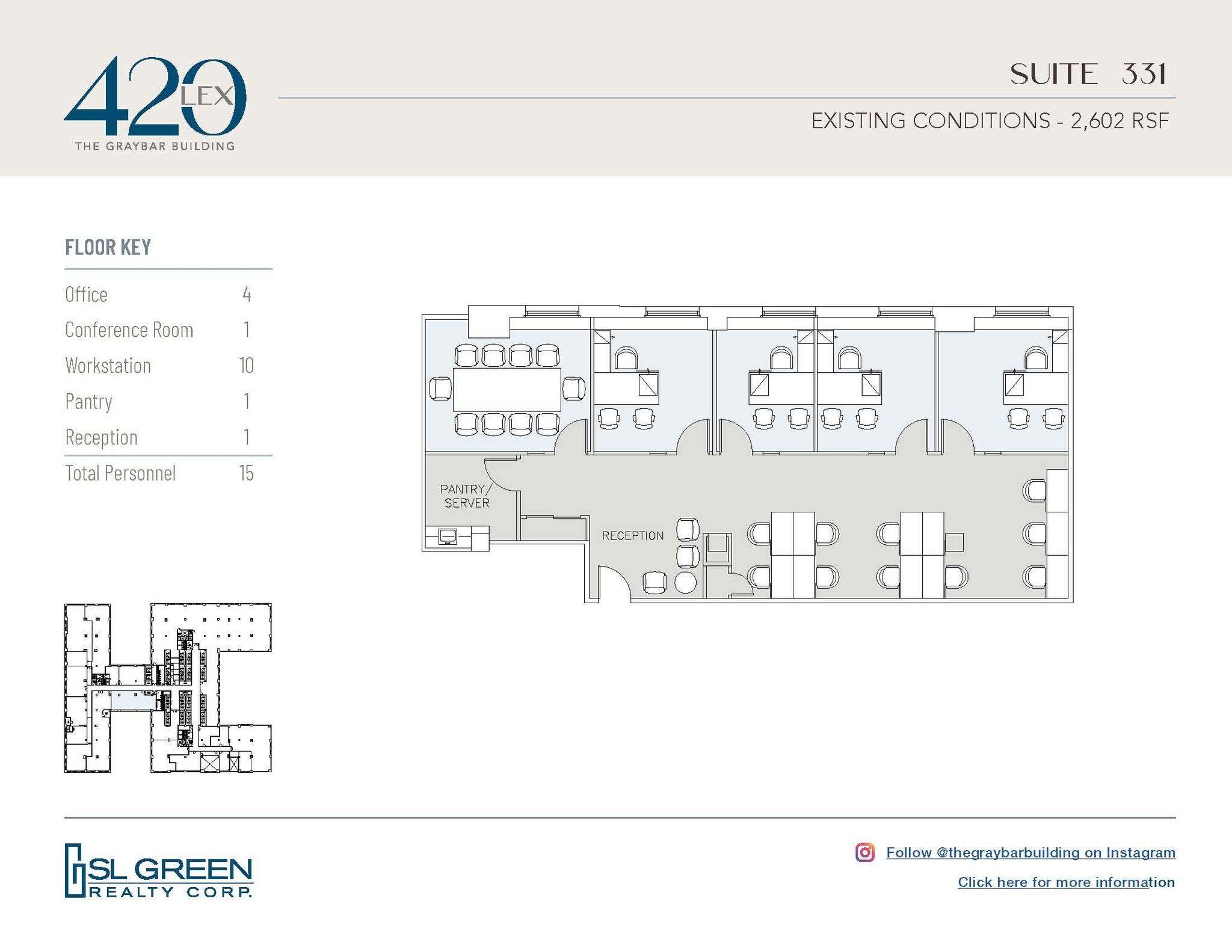 420 Lexington Ave, New York, NY à louer Plan d’étage- Image 1 de 1