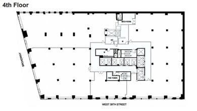 1412 Broadway, New York, NY for lease Floor Plan- Image 2 of 2