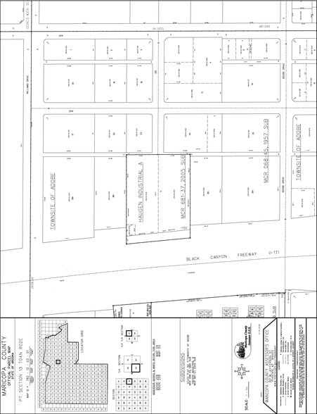 22201 N Black Canyon Hwy, Phoenix, AZ for lease - Plat Map - Image 1 of 1