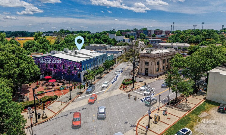 1 Augusta St, Greenville, SC à louer Photo du bâtiment- Image 1 de 11