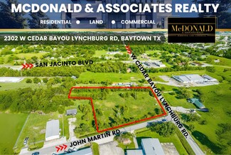 Plus de détails pour 2302 W Cedar Bayou Lynchburg Rd, Baytown, TX - Terrain à vendre