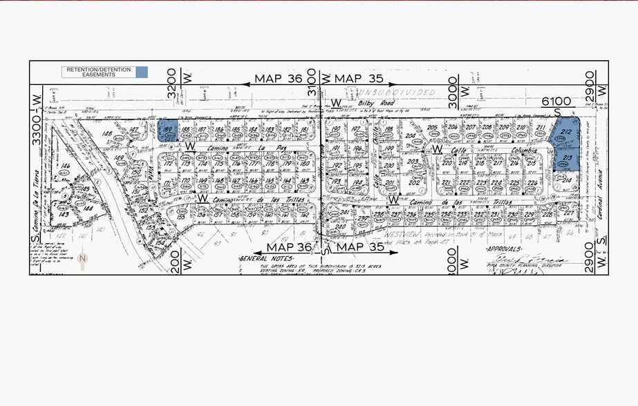 SWC Cardinal Ave & Bilby Rd, Tucson, AZ à vendre - Plan cadastral - Image 3 de 4