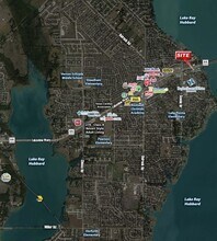 9800 Lakeview Pky, Rowlett, TX - AERIAL  map view