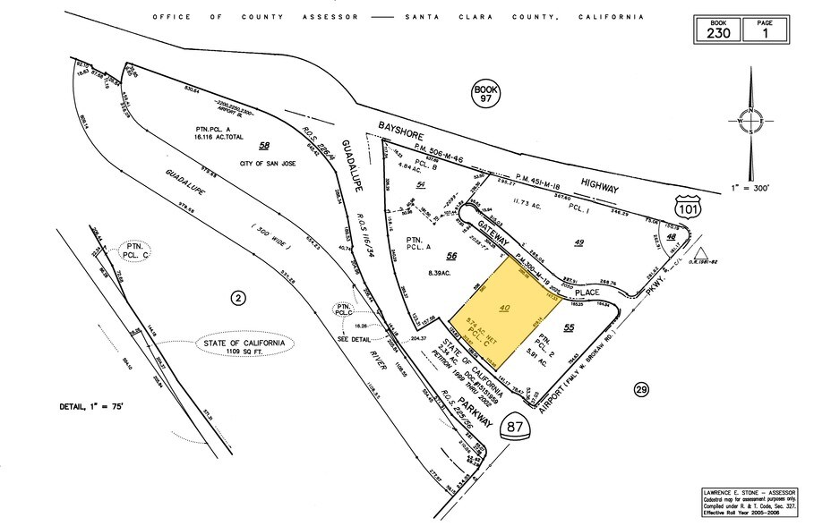 2025 Gateway Pl, San Jose, CA for lease - Plat Map - Image 2 of 8