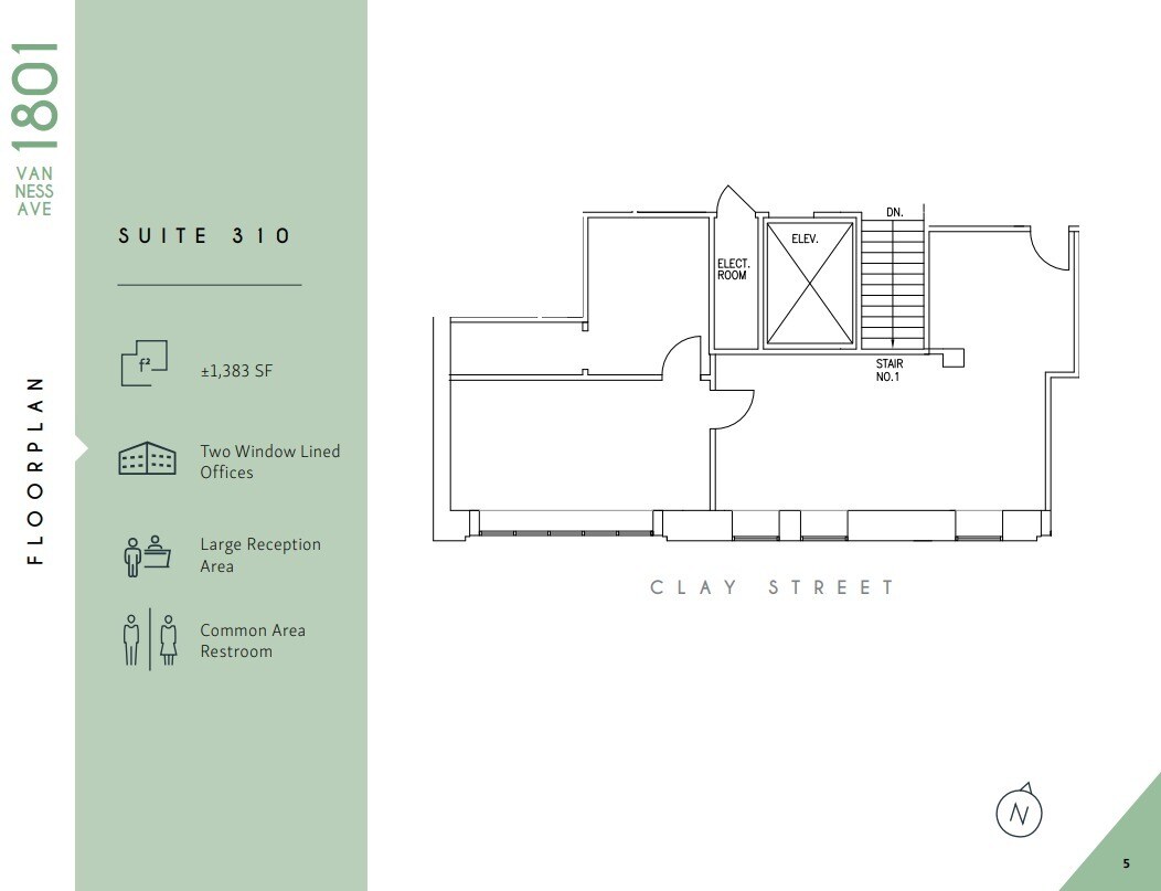 1801 Van Ness Ave, San Francisco, CA for lease Floor Plan- Image 1 of 1