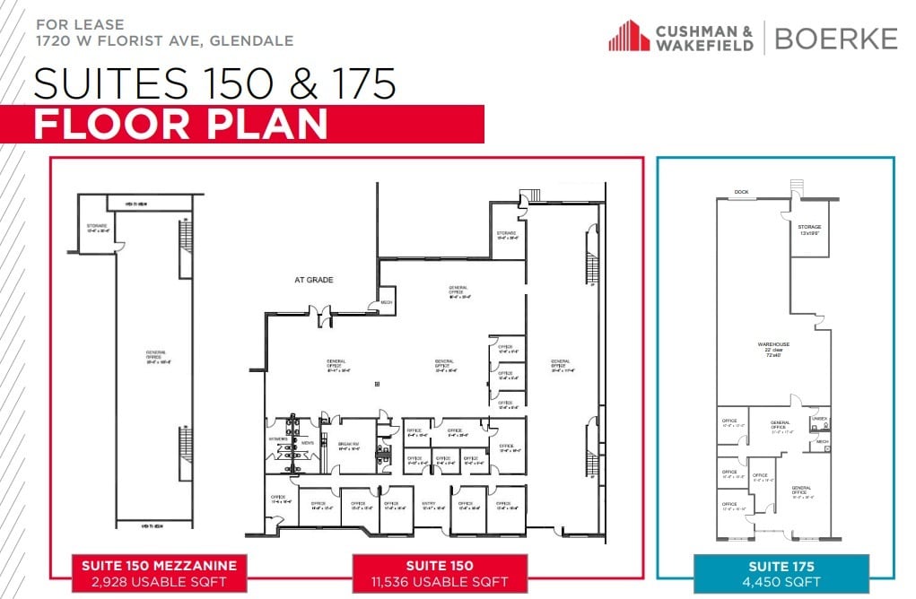 1720 W Florist Ave, Milwaukee, WI for lease Floor Plan- Image 1 of 1