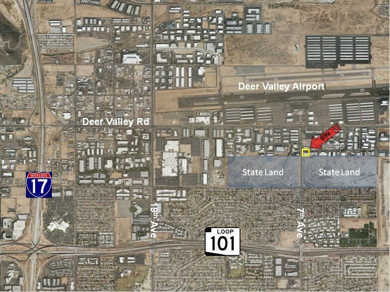 21401 N 7th Ave, Phoenix, AZ for lease - Plat Map - Image 3 of 17
