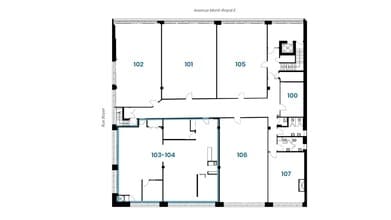 1000-1012 Av du Mont-Royal E, Montréal, QC for lease Floor Plan- Image 1 of 1