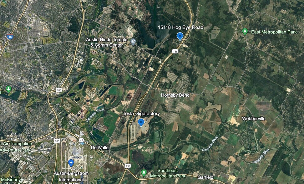 15118 Hog Eye Rd, Manor, TX à vendre - Aérien - Image 2 de 2