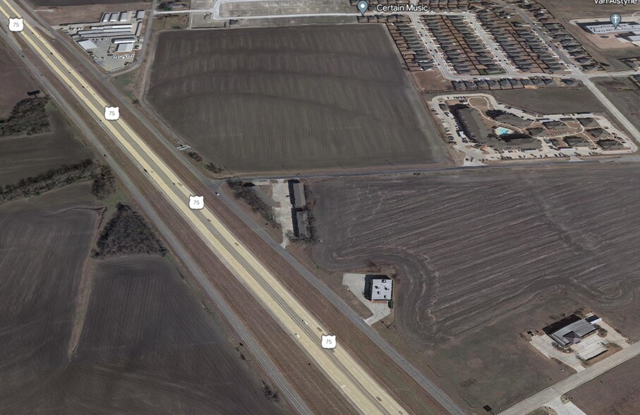 NEC US Highway 75 & Texana St, Van Alstyne, TX for sale - Aerial - Image 2 of 8