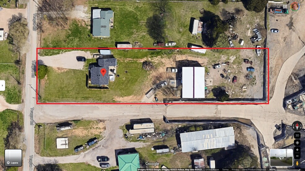5193 Teague Rd, Fort Worth, TX à vendre - Aérien - Image 2 de 3