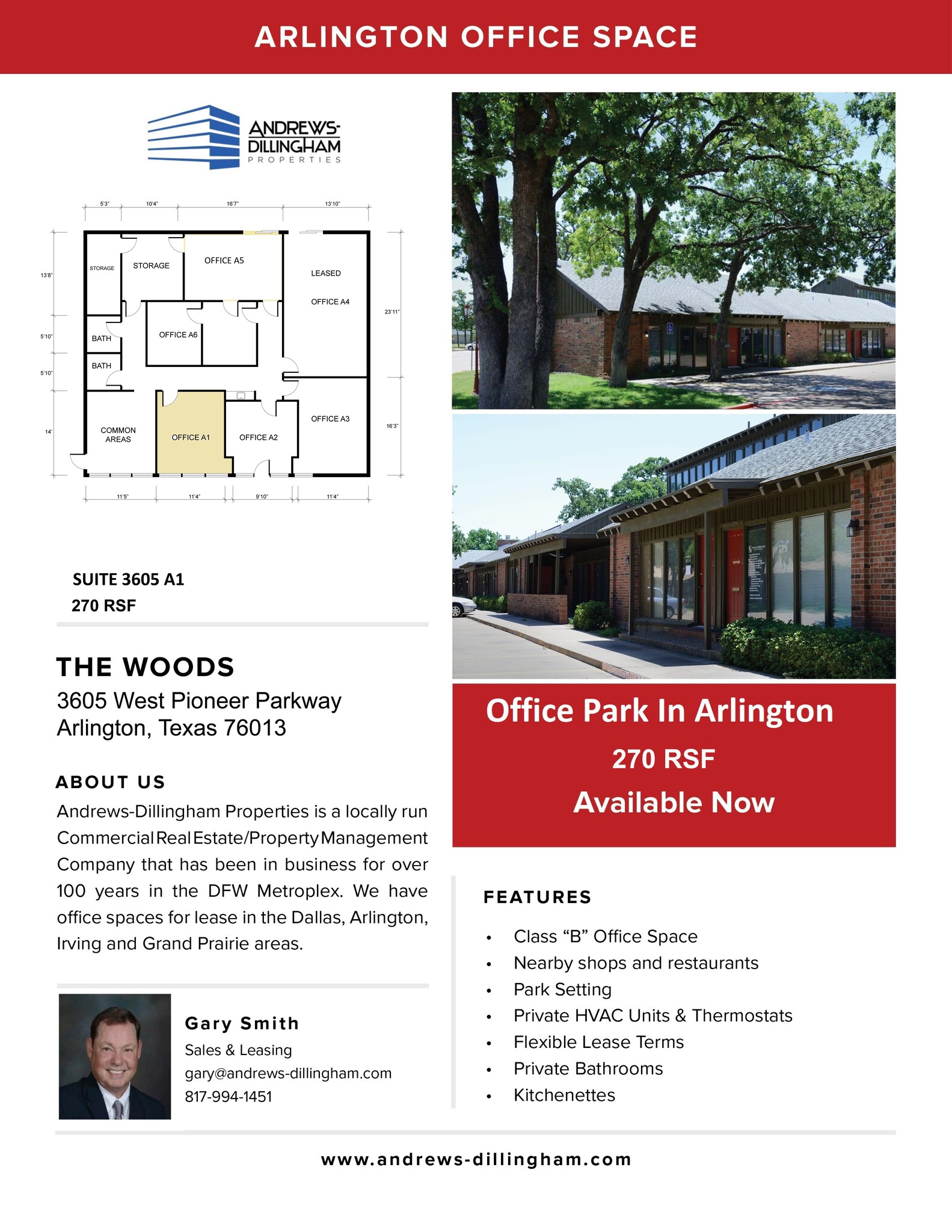 3603-3617 W Pioneer Pky, Arlington, TX for lease Floor Plan- Image 1 of 1
